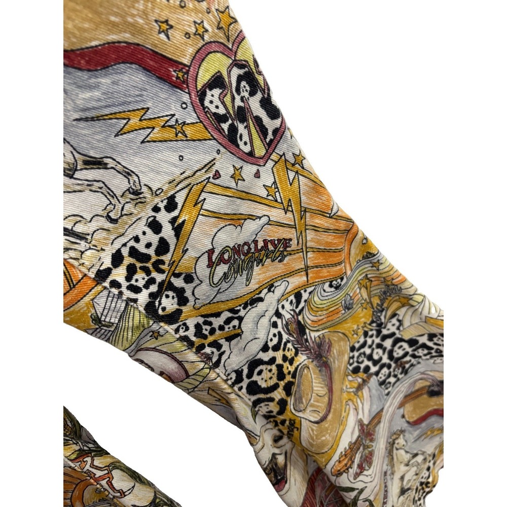 SOLD x Lainey Wilson 27x30 Life of Lainey Storyteller Print Flare Jeans - Picture 13 of 16
